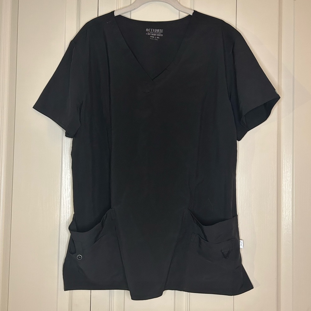 Women’s Medical Scrub Top with Pockets | Size 3X